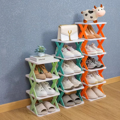 Shoes Organizer Rack X Shape