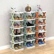 Shoes Organizer Rack X Shape