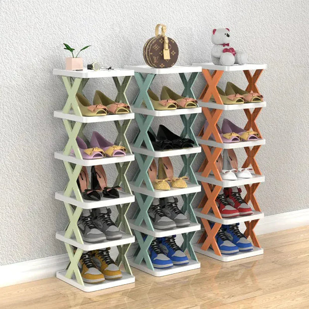 Shoes Organizer Rack X Shape