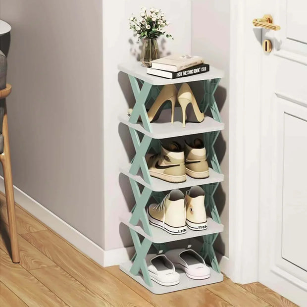 Shoes Organizer Rack X Shape