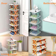 Shoes Organizer Rack X Shape